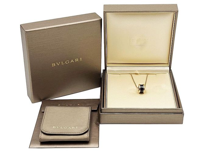 Bulgari Collana in ceramica nera e oro rosa Bvlgari - vista 3