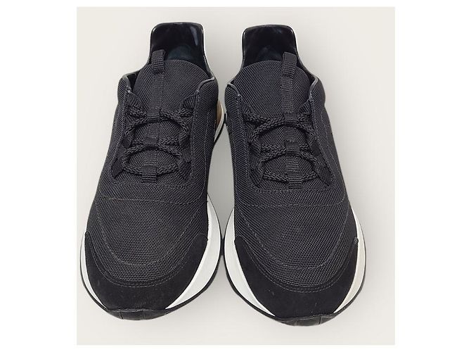 Hermès Black Miles Mesh Sneakers - view 6