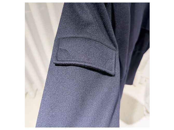 Dior Giacca in cashmere e shearling nera Nero - vista 8