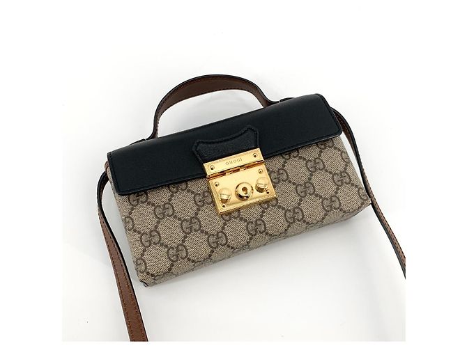 Padlock Gucci Bolsa de ombro com alça de mão e cadeado Multicor - vista 3