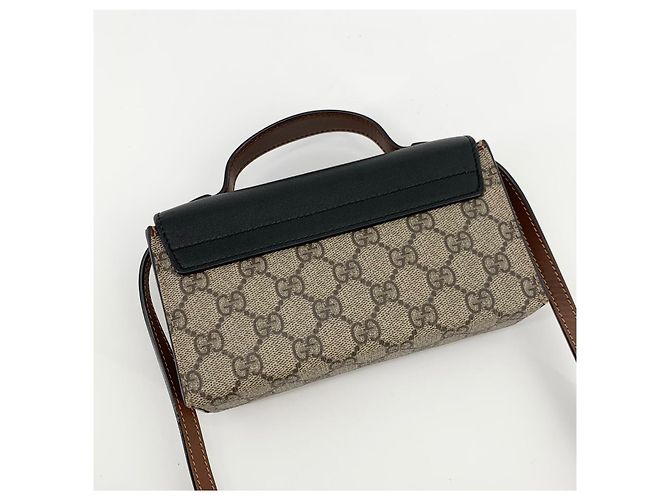Padlock Gucci Bolsa de ombro com alça de mão e cadeado Multicor - vista 4