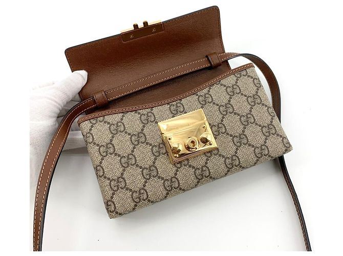 Padlock Gucci Bolsa de ombro com alça de mão e cadeado Multicor - vista 8
