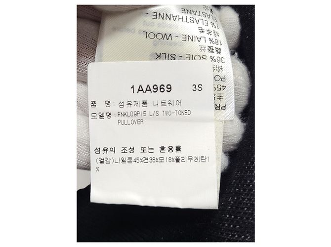 Louis Vuitton Pull en maille Monogram Block avec fermeture éclair dorée Blanc - vue 5