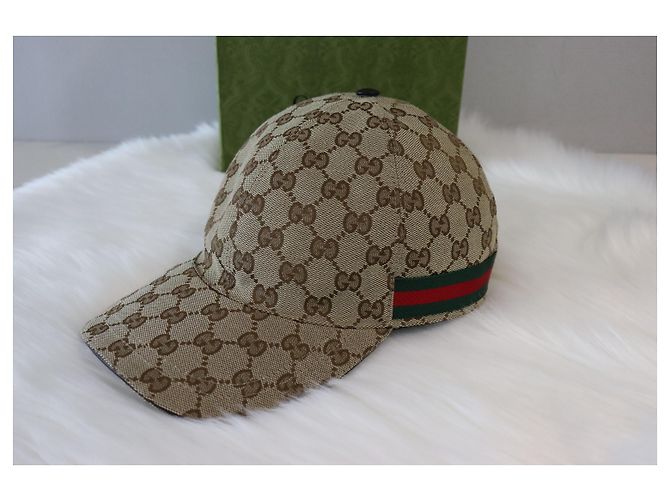 Gucci Cappello unisex Web Original GG Canvas Multicolore - vista 2