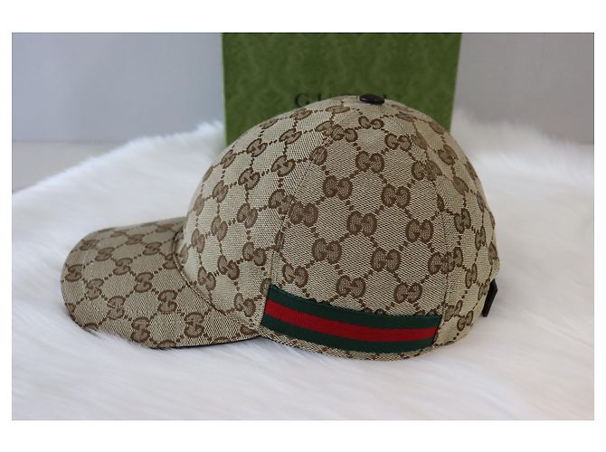Gucci Cappello unisex Web Original GG Canvas Multicolore - vista 3