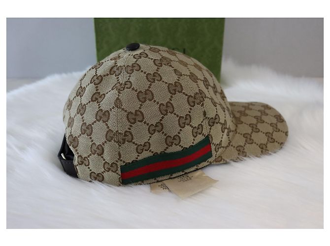 Gucci Cappello unisex Web Original GG Canvas Multicolore - vista 6