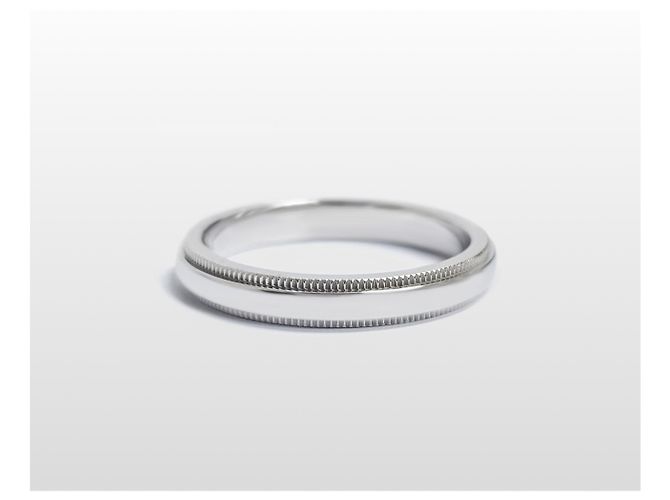 Tiffany & Co Tiffany Milgrain Together Ring aus Platin Silber - Ansicht 5