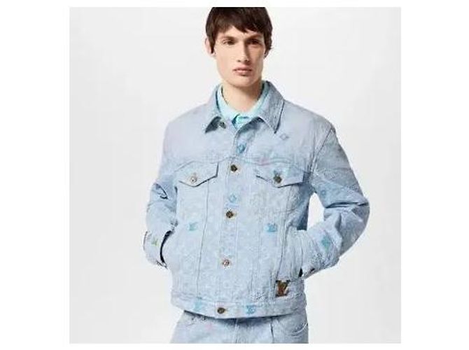 Louis Vuitton Tyler Monogram Denim-Jacke Mehrfarben - Ansicht 12
