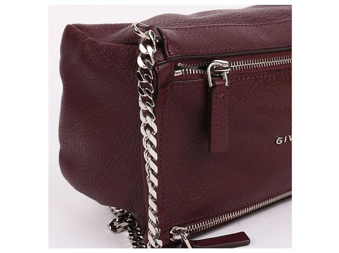 Givenchy Borsa a tracolla Pandora Mini Chain bordeaux Rosso - vista 5
