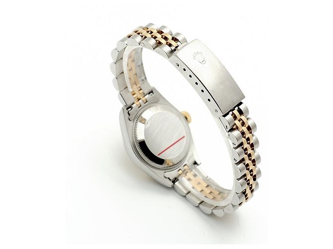 Rolex Datejust Lady Combi Aftersetting Diamond Uhr Golden - Ansicht 17