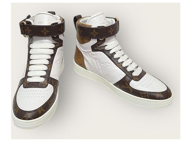 Louis Vuitton Sneakers alte Multi Monogram Multicolore - vista 3