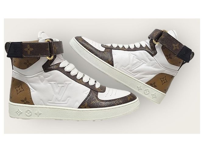 Louis Vuitton Sneakers alte Multi Monogram Multicolore - vista 4