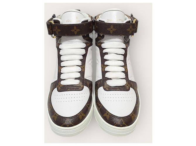 Louis Vuitton Sneakers alte Multi Monogram Multicolore - vista 5