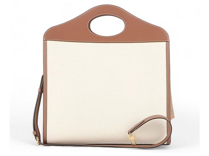 Burberry Bolso de lona bitono Multicolor - vista 2
