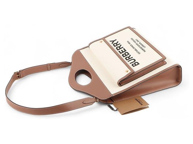 Burberry Bolso de lona bitono Multicolor - vista 3