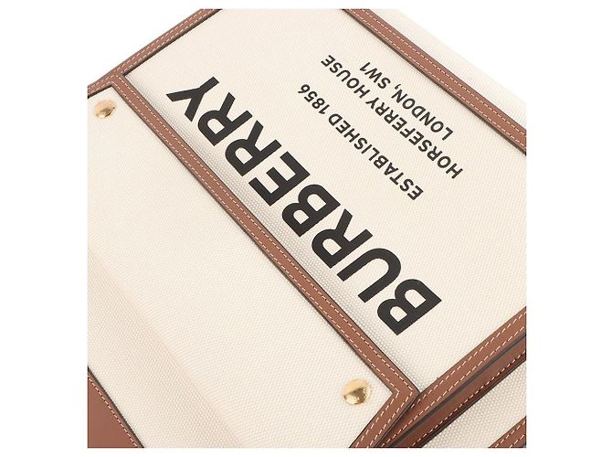 Burberry Bolso de lona bitono Multicolor - vista 4