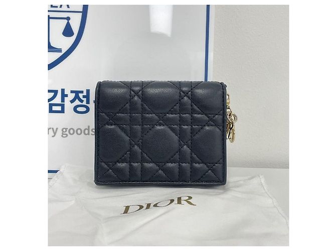 Dior Cartera Bi-Fold Christian Canage Roja - vista 2