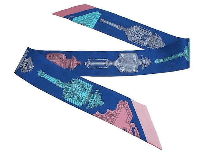 Hermès Foulard Twilly Luminarie Blue - vista 2