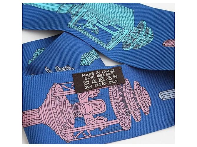 Hermès Foulard Twilly Luminarie Blue - vista 3