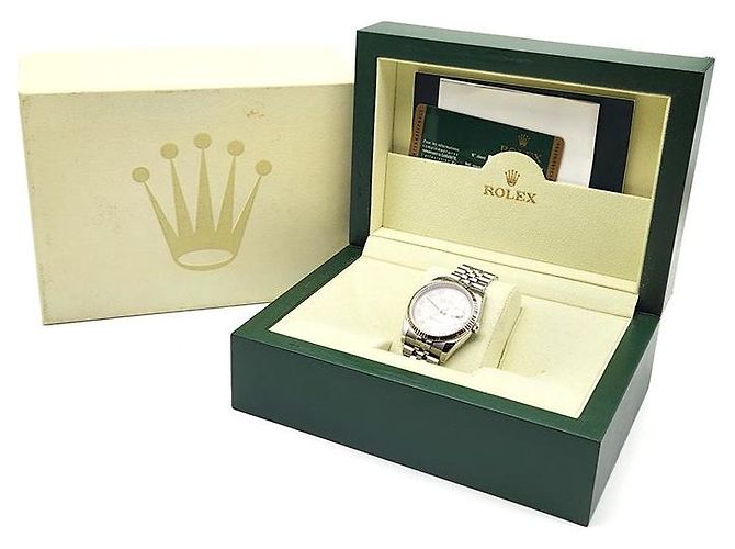 Rolex Relógio Datejust de aço Prata - vista 8