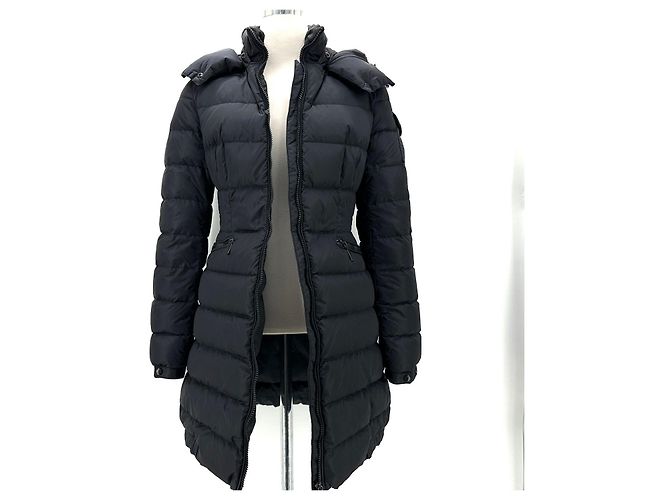 Chaqueta larga de plumón Moncler Charpal Negro - vista 3