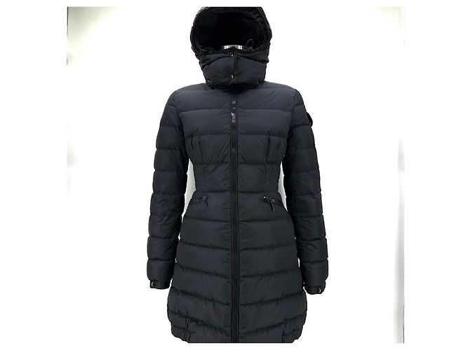 Chaqueta larga de plumón Moncler Charpal Negro - vista 4