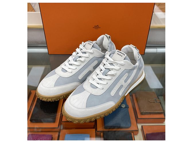 Hermès Sneakers Jet Cloud Grey Multicolore - vista 2