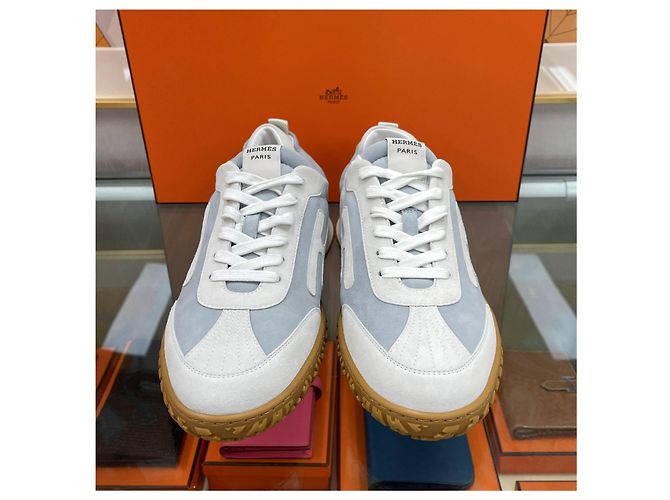 Hermès Sneakers Jet Cloud Grey Multicolore - vista 4