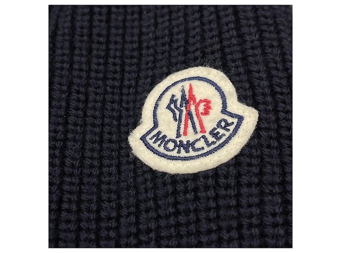 Moncler Gefütterter Strick mit Reißverschluss XXL Navy Blau - Ansicht 7
