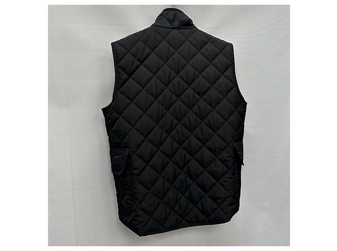 Burberry Diamond Quilted High Neck Padding Vest Silvery - view 7