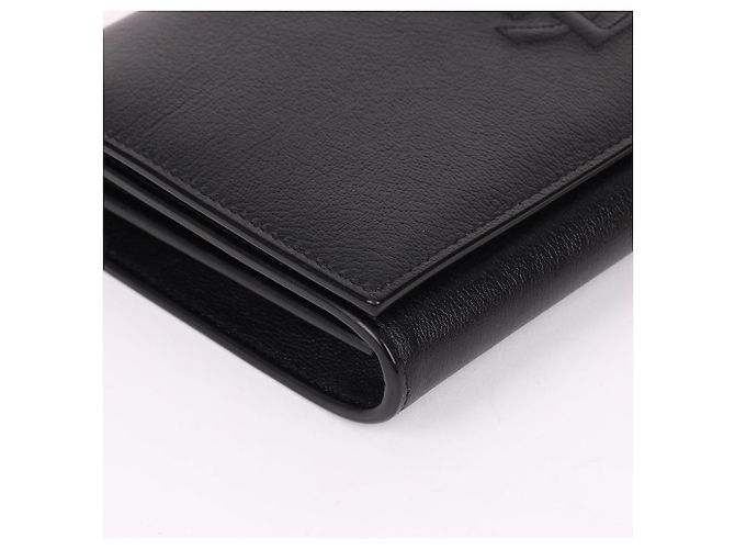 Borsa a tracolla Yves Saint Laurent Belle de Jour Black WOC Nero - vista 8