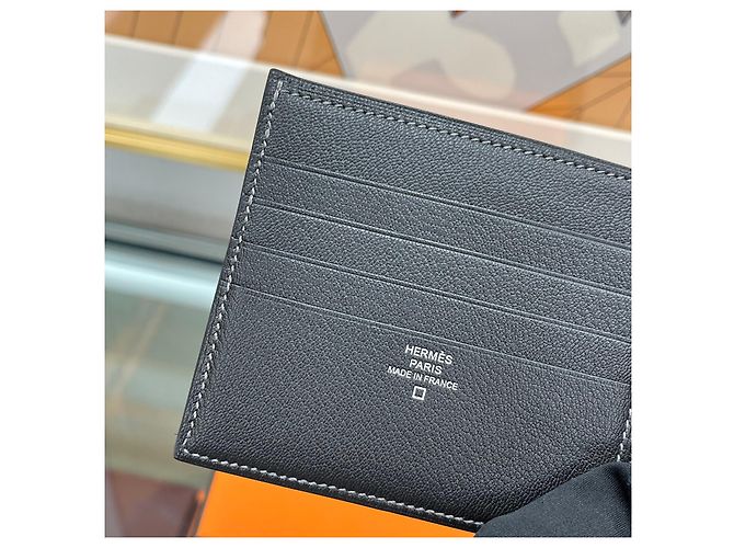 Hermès Crocodile Wani Wallet Etoupe Brown - view 5