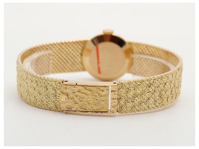 Rolex Vintage Gold Armbanduhr für Damen Precision Small Manual - Ansicht 15