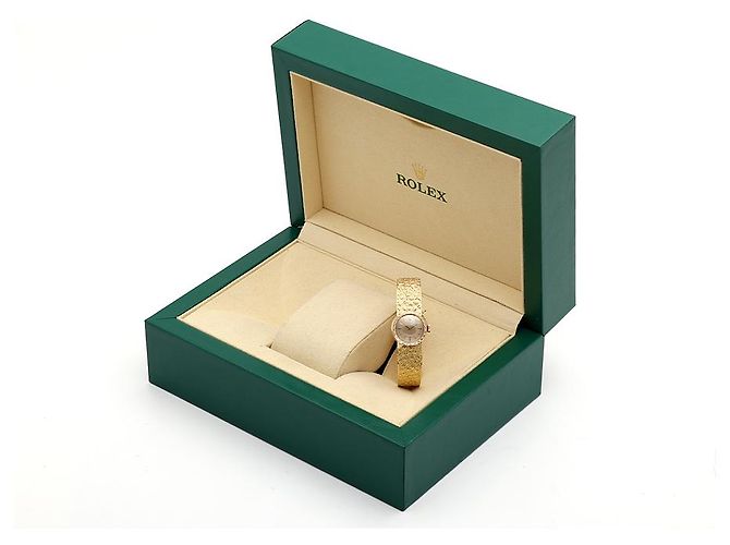 Rolex Vintage Gold Armbanduhr für Damen Precision Small Manual - Ansicht 22