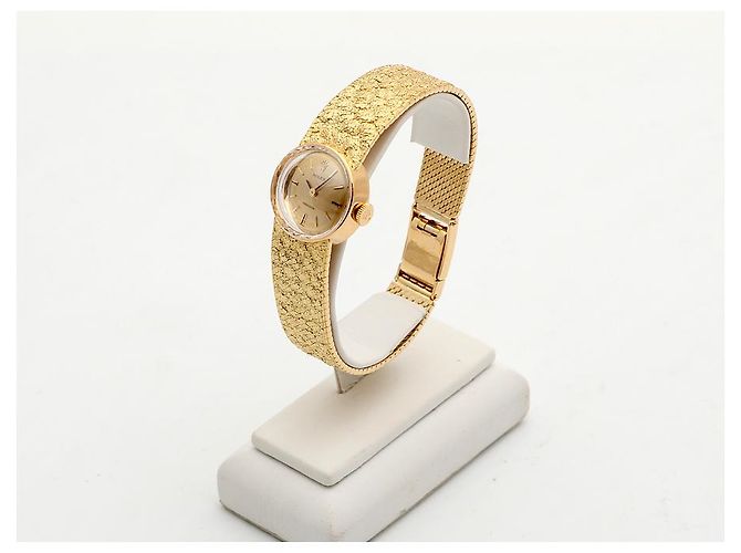 Rolex Vintage Gold Armbanduhr für Damen Precision Small Manual - Ansicht 5