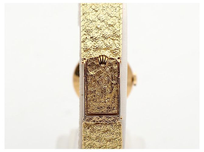 Rolex Vintage Gold Armbanduhr für Damen Precision Small Manual - Ansicht 9