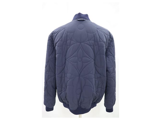 Louis Vuitton LVSE Monogramm Steppbomberjacke Blau - Ansicht 5