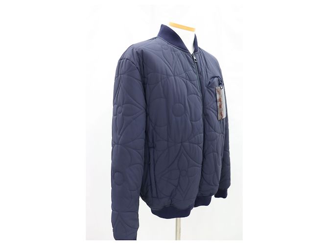 Louis Vuitton LVSE Monogramm Steppbomberjacke Blau - Ansicht 6