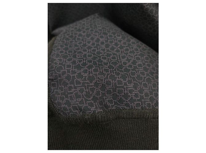 Hermès Batman Kaschmir-Cardigan Grün - Ansicht 5