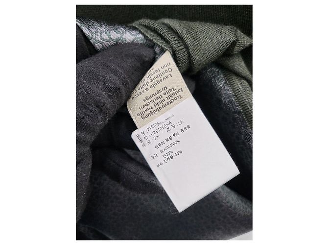 Hermès Batman Kaschmir-Cardigan Grün - Ansicht 7