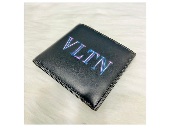 Valentino Garavani VLTN Alphabet Wallet Black - view 7