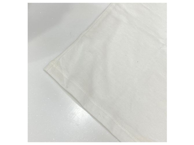 Céline Trioppe Bedrucktes Baumwoll-Jersey T-Shirt Weiß - Ansicht 7