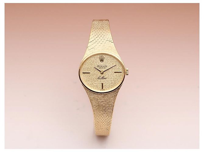 Rolex Cellini Vintage Damenuhr aus Gold, Handaufzug Golden - Ansicht 14