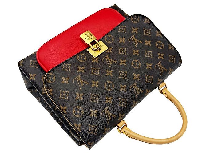 Louis Vuitton Borsa Tote Monogram Canvas Cocklyco Marignan Nero - vista 5