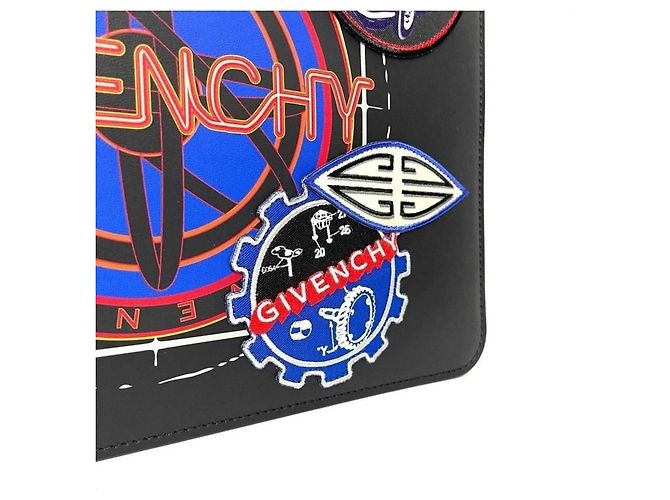 Givenchy Pochette ornée d'empiècements Multicolore - vue 8