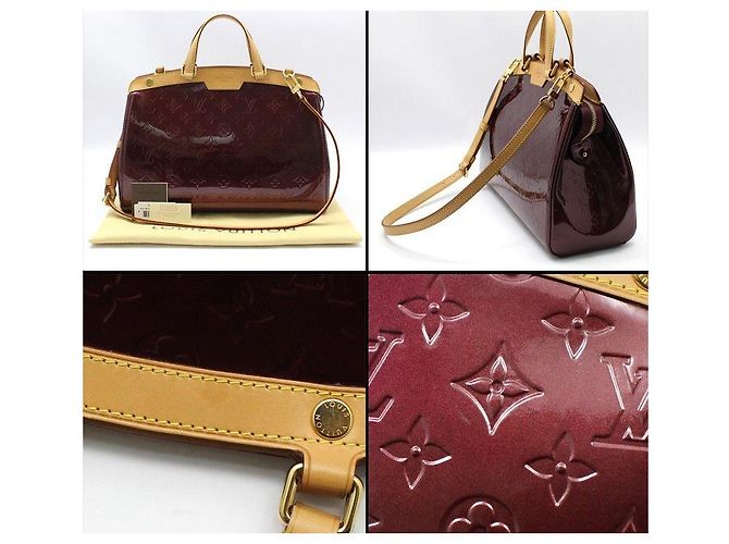 Louis Vuitton Monogram Vernis Brea MM Shoulder Bag Red - view 7