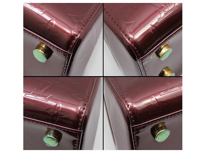 Louis Vuitton Monogram Vernis Brea MM Shoulder Bag Red - view 8