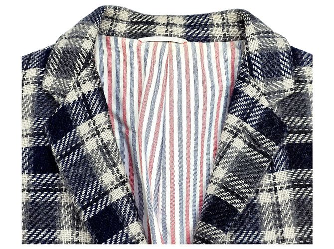 Thom Browne Tweed-Blazer mit Karomuster Mehrfarben - Ansicht 5