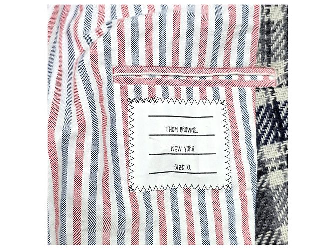 Thom Browne Tweed-Blazer mit Karomuster Mehrfarben - Ansicht 6
