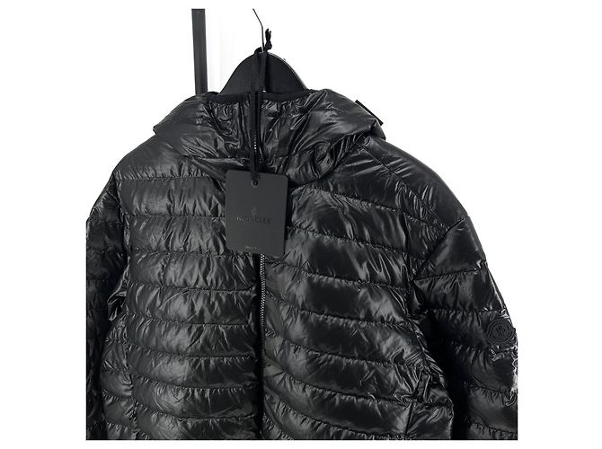 Giacca leggera con cappuccio Moncler Laughet Nero - vista 4